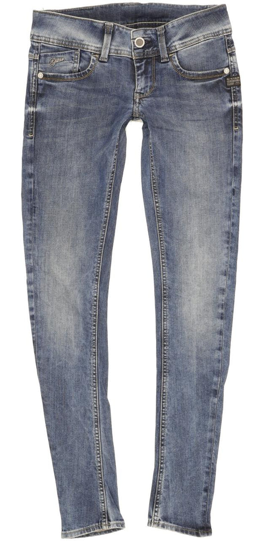 G-Star Lynn Women Blue Skinny Slim Stretch Jeans W26 L31