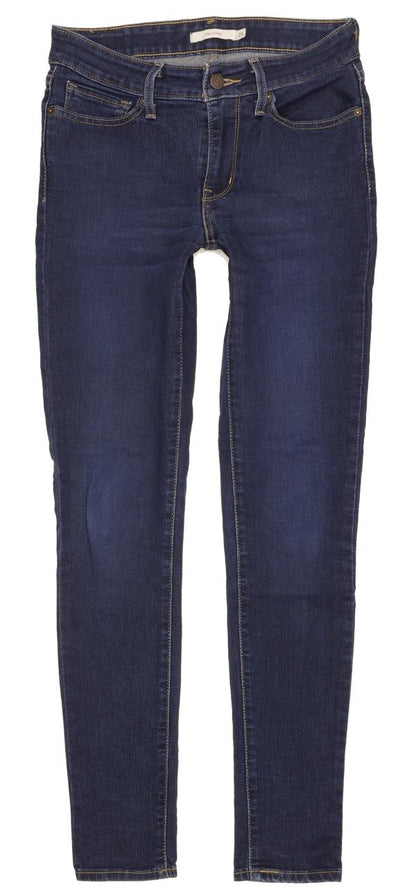 Levi's 711 Women Blue Skinny Slim Stretch Jeans W25 L29