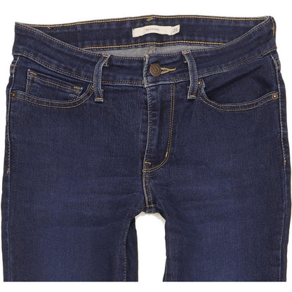 Levi's 711 Women Blue Skinny Slim Stretch Jeans W25 L29