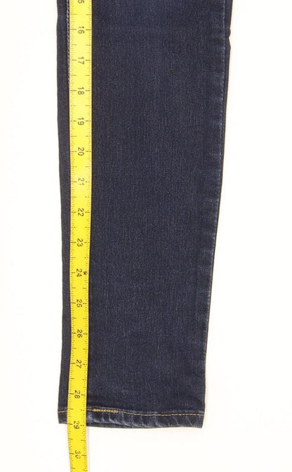 Levi's 711 Women Blue Skinny Slim Stretch Jeans W25 L29