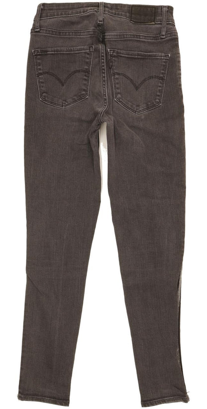 Levi's 721 Women Grey Skinny Slim Stretch Jeans W26 L30