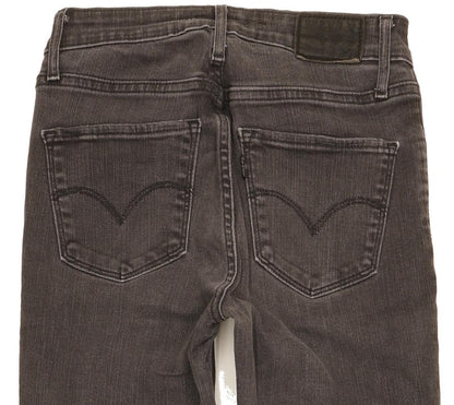 Levi's 721 Women Grey Skinny Slim Stretch Jeans W26 L30