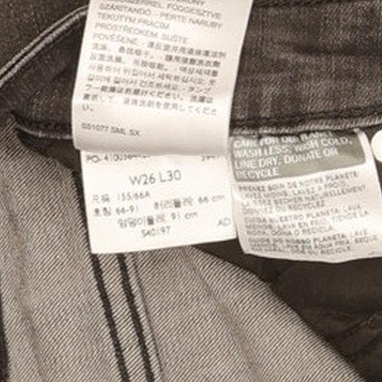 Levi's 721 Women Grey Skinny Slim Stretch Jeans W26 L30