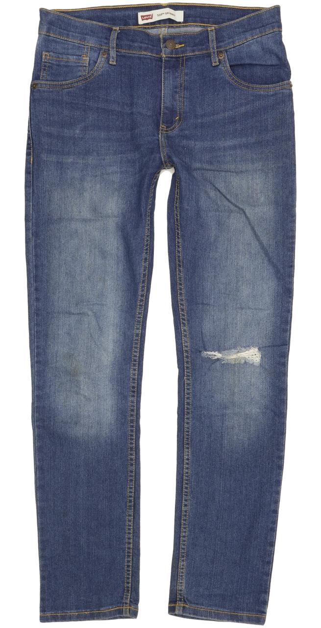 Levi's 510 Men Blue Skinny Slim Jeans W28 L29
