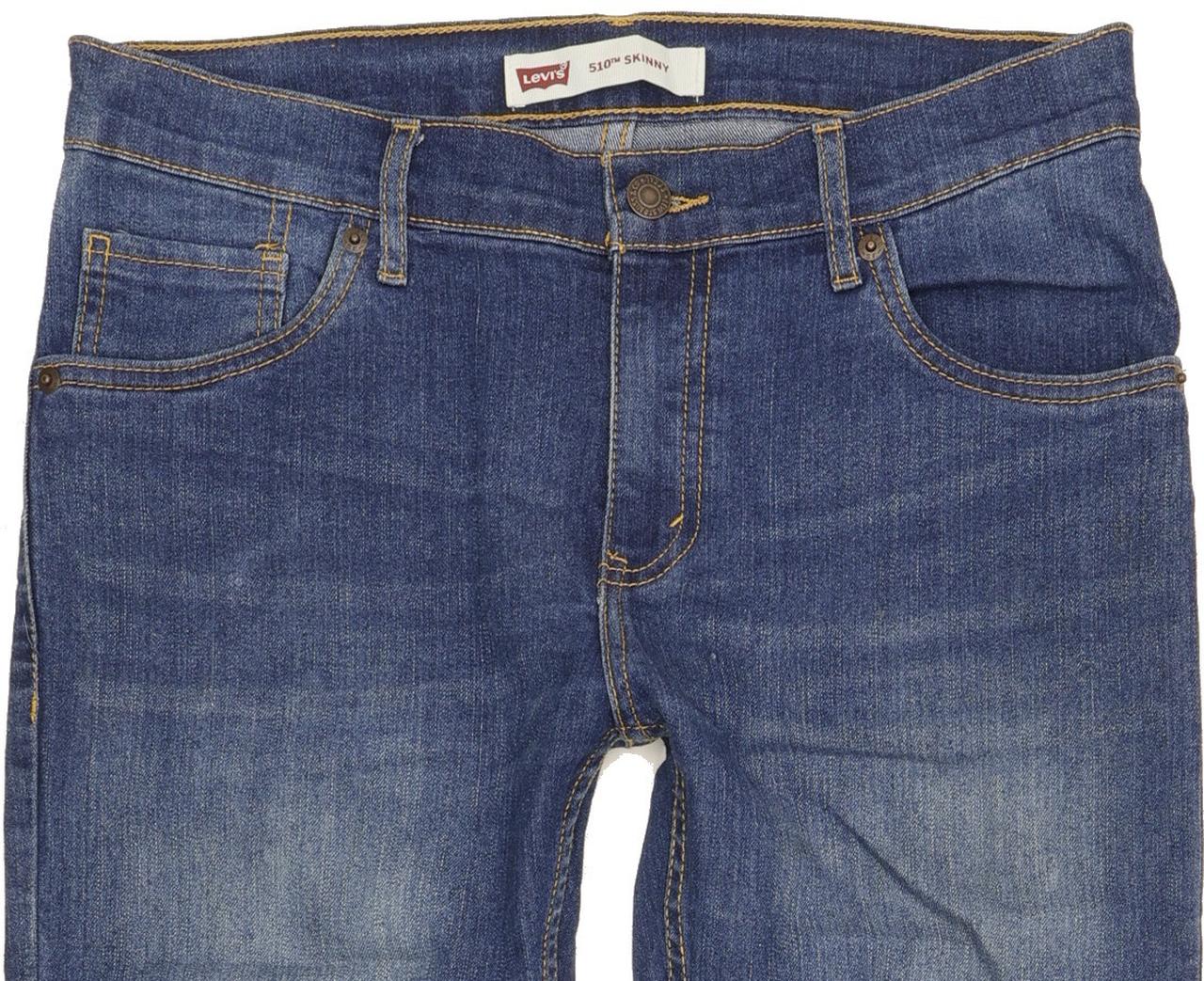 Levi's 510 Men Blue Skinny Slim Jeans W28 L29