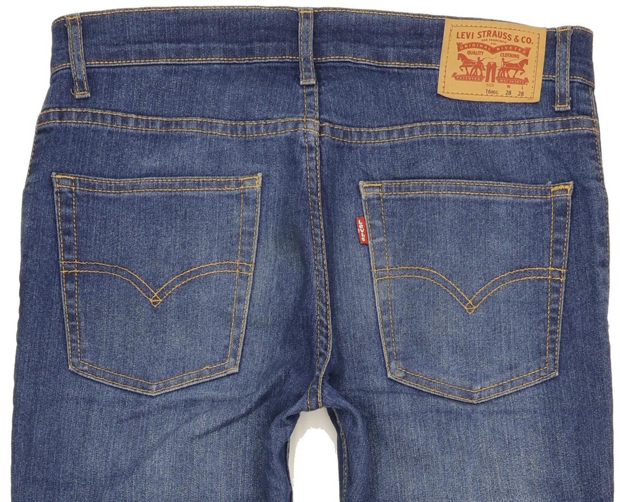 Levi's 510 Men Blue Skinny Slim Jeans W28 L29