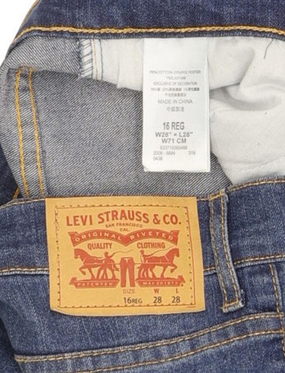 Levi's 510 Men Blue Skinny Slim Jeans W28 L29