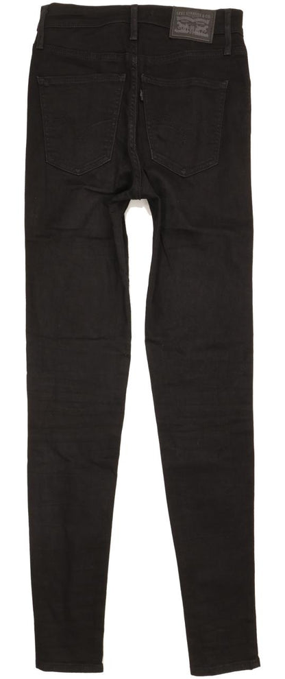 Levi's Mile Black Skinny Slim Stretch Jeans High Waisted W26 L32