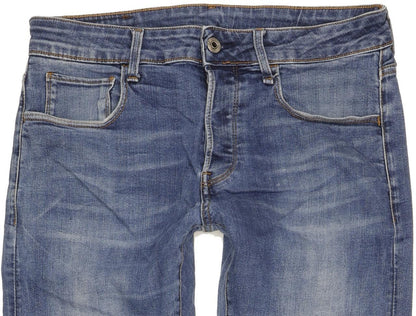 G-Star 3301 Deconstructed Men Blue Tapered Slim Stretch Jeans W32 L33