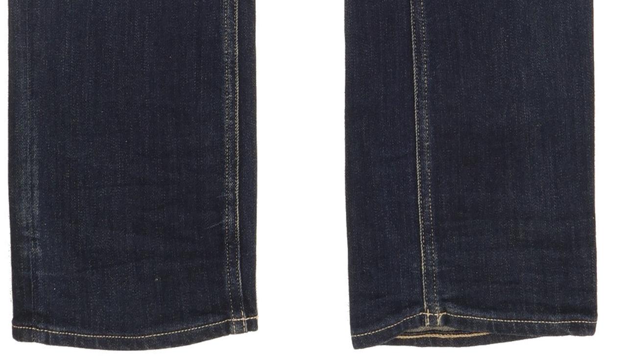 G-Star 3301 Women Blue Straight Slim Stretch Jeans W26 L34