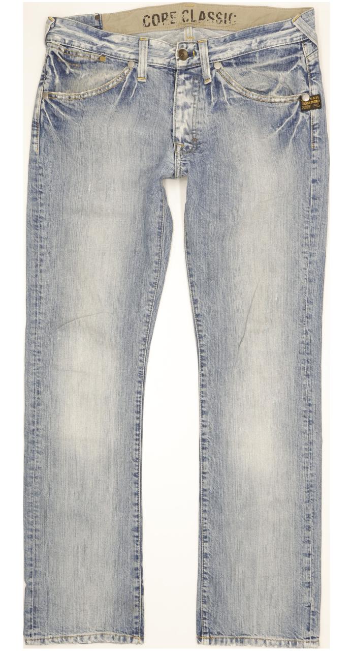 G-Star Core Men Blue Straight Classic Jeans W36 L33
