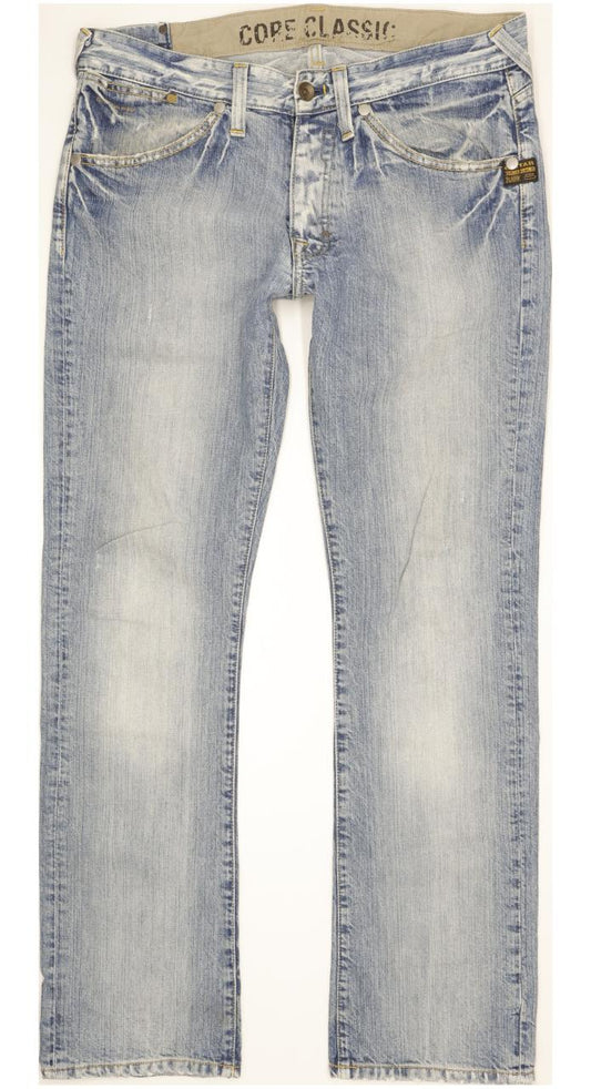G-Star Core Men Blue Straight Classic Jeans W36 L33