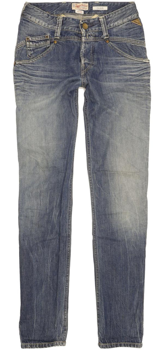 Replay Cajun Women Blue Straight Regular Jeans W26 L32