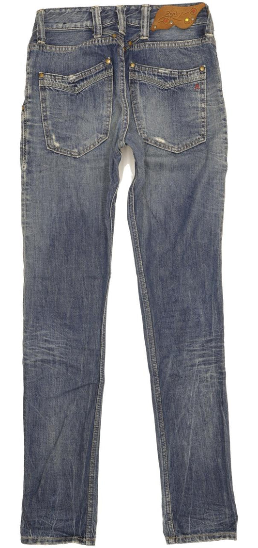 Replay Cajun Women Blue Straight Regular Jeans W26 L32