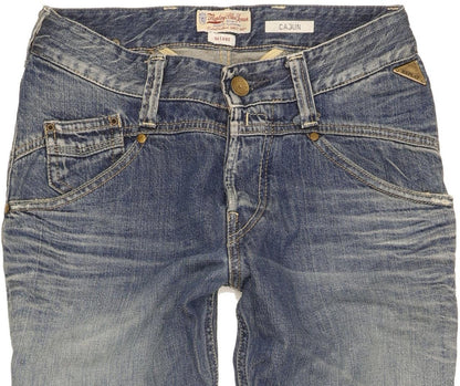 Replay Cajun Women Blue Straight Regular Jeans W26 L32