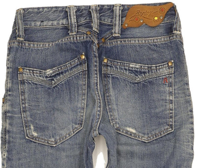 Replay Cajun Women Blue Straight Regular Jeans W26 L32