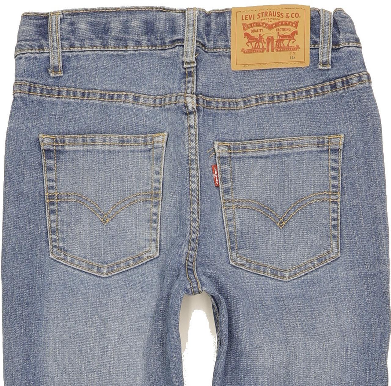 Levi's Kids Blue Tapered Slim Stretch Jeans W26 L29