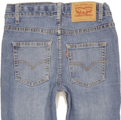 Levi's Kids Blue Tapered Slim Stretch Jeans W26 L29