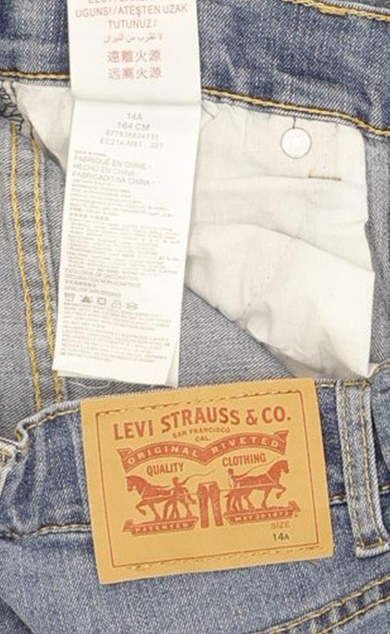 Levi's Kids Blue Tapered Slim Stretch Jeans W26 L29
