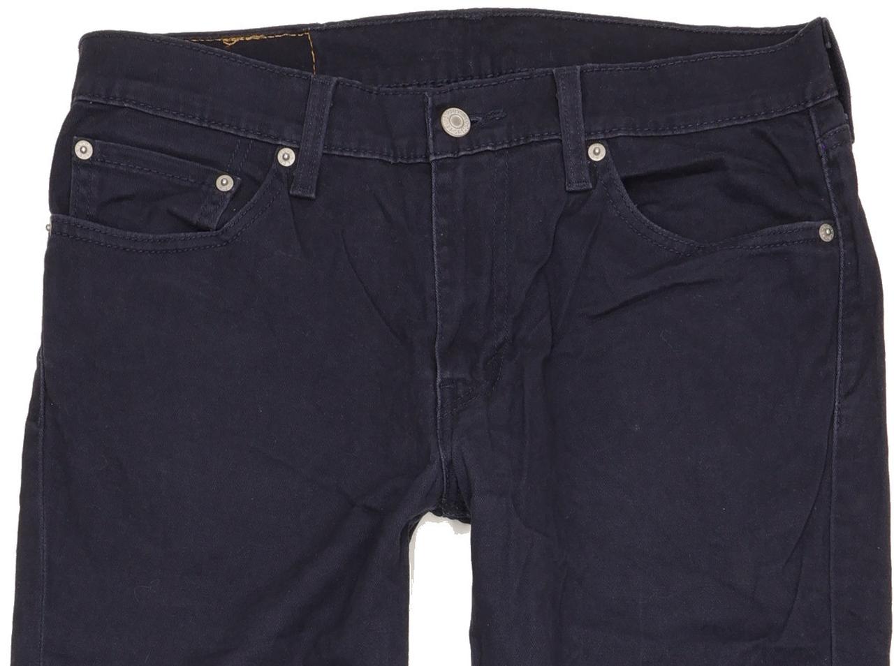Levi's 511 Men Navy Straight Slim Stretch Jeans W32 L31