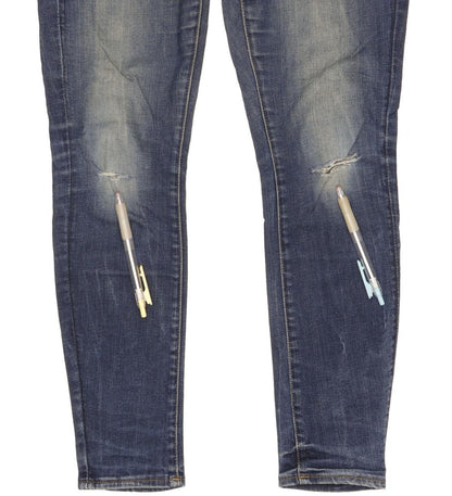 G-Star Midge Zip Women Beige Skinny Slim Stretch Jeans W28 L28