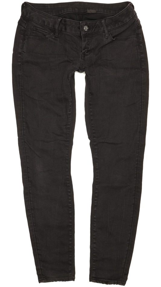 G-Star 3301 Deconst Women Black Skinny Slim Stretch Jeans W29 L29