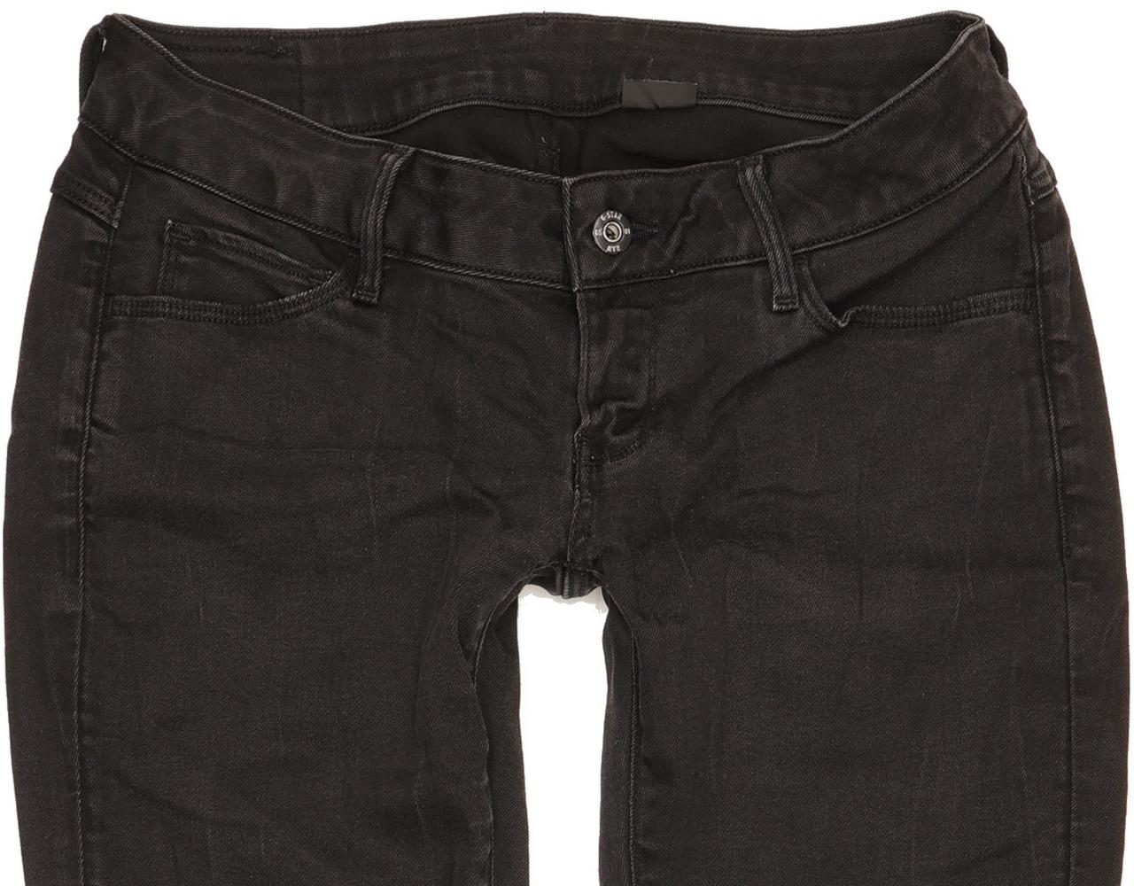G-Star 3301 Deconst Women Black Skinny Slim Stretch Jeans W29 L29