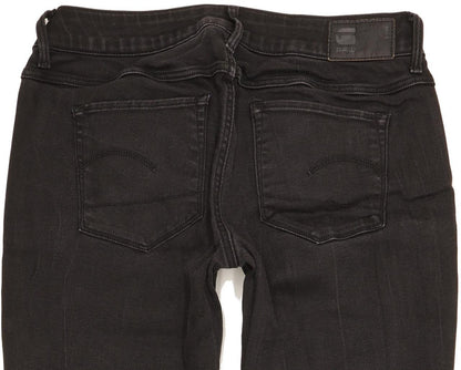 G-Star 3301 Deconst Women Black Skinny Slim Stretch Jeans W29 L29