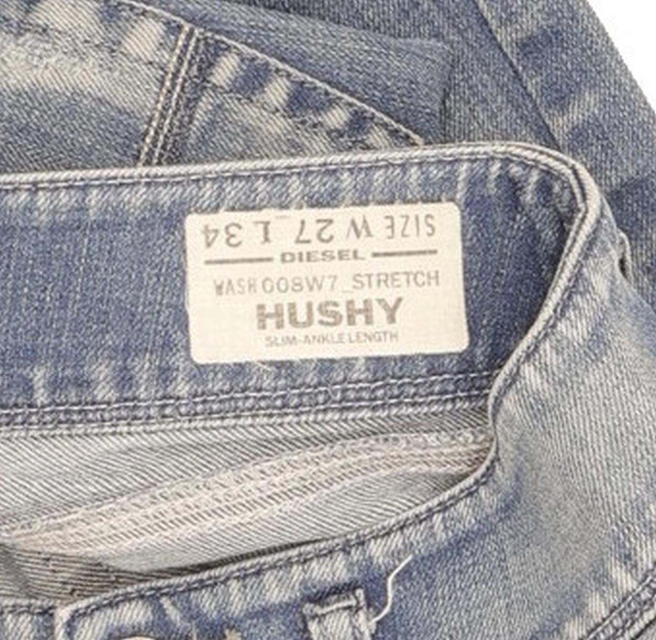 Diesel Hushy Ankle Women Blue Tapered Slim Stretch Jeans W27 L34