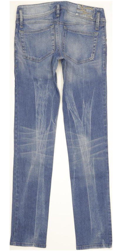 Diesel Matic 008C2 Women Blue Straight Slim Stretch Jeans W26 L32