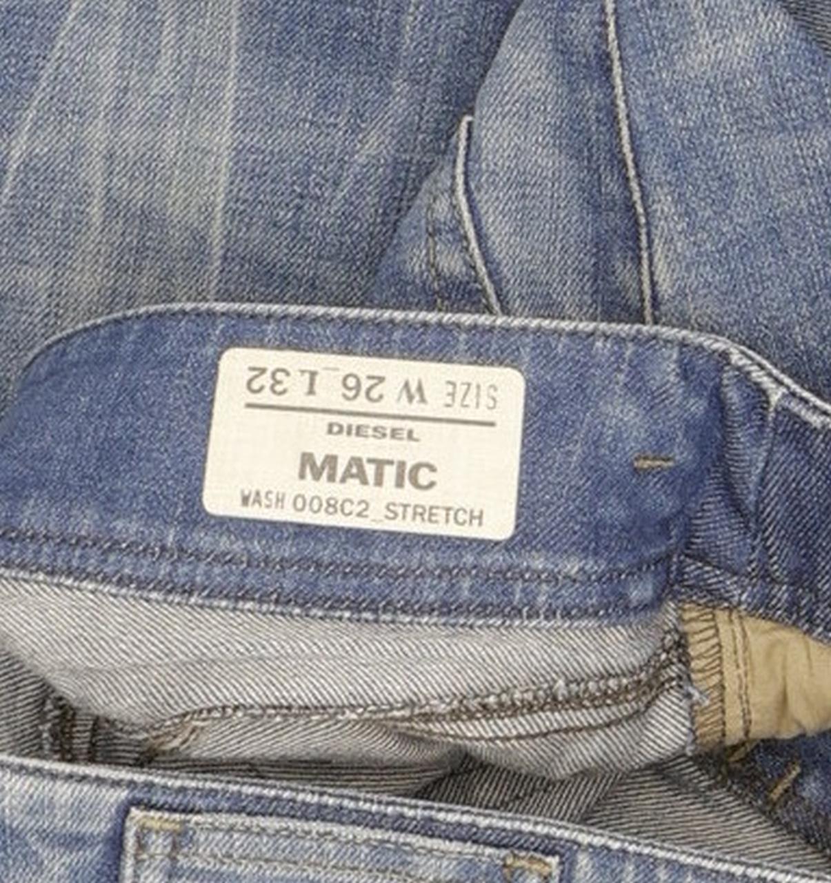 Diesel Matic 008C2 Women Blue Straight Slim Stretch Jeans W26 L32