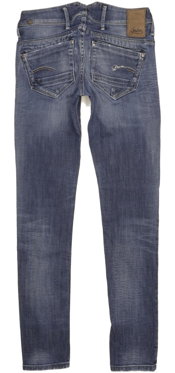 G-Star Colt Women Blue Skinny Slim Stretch Jeans W26 L31