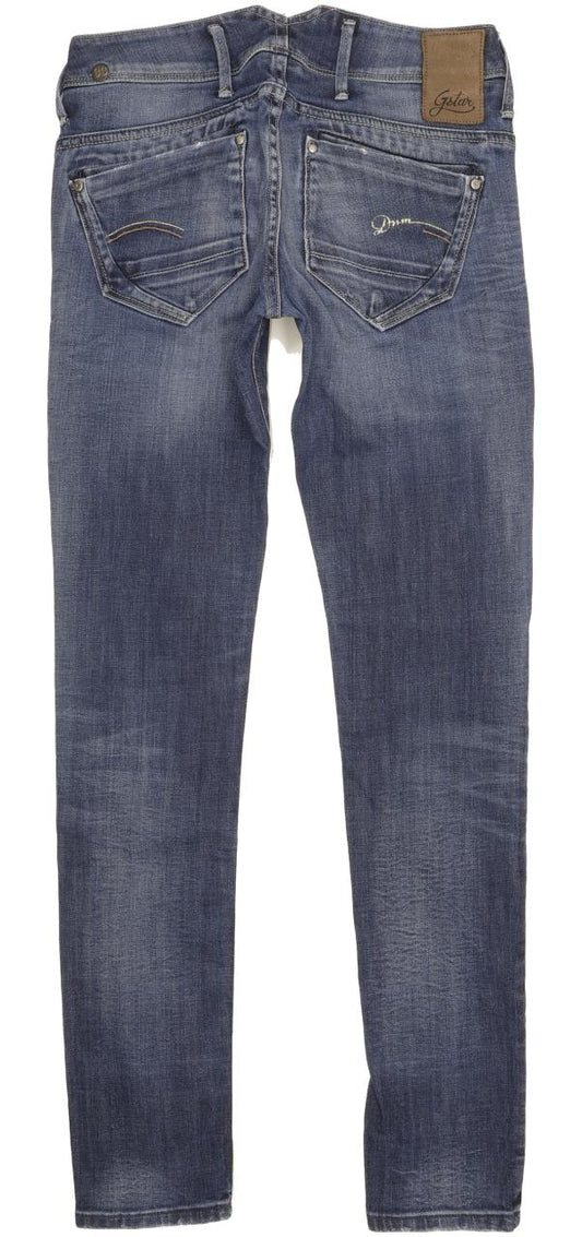 G-Star Colt Women Blue Skinny Slim Stretch Jeans W26 L31