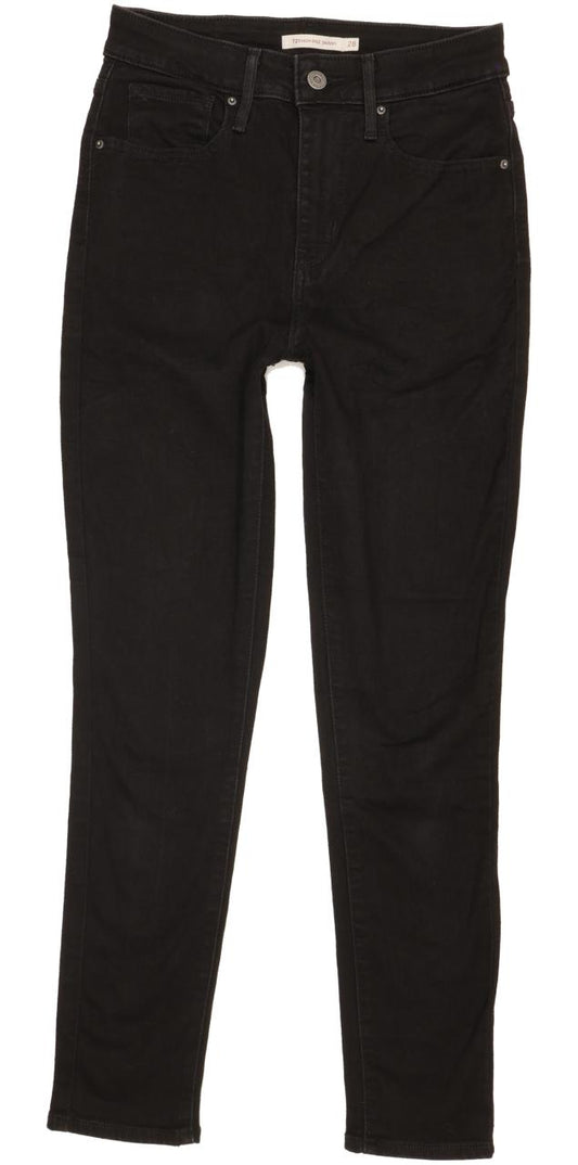Levi's 721 Women Black Skinny Slim Stretch Jeans W28 L28