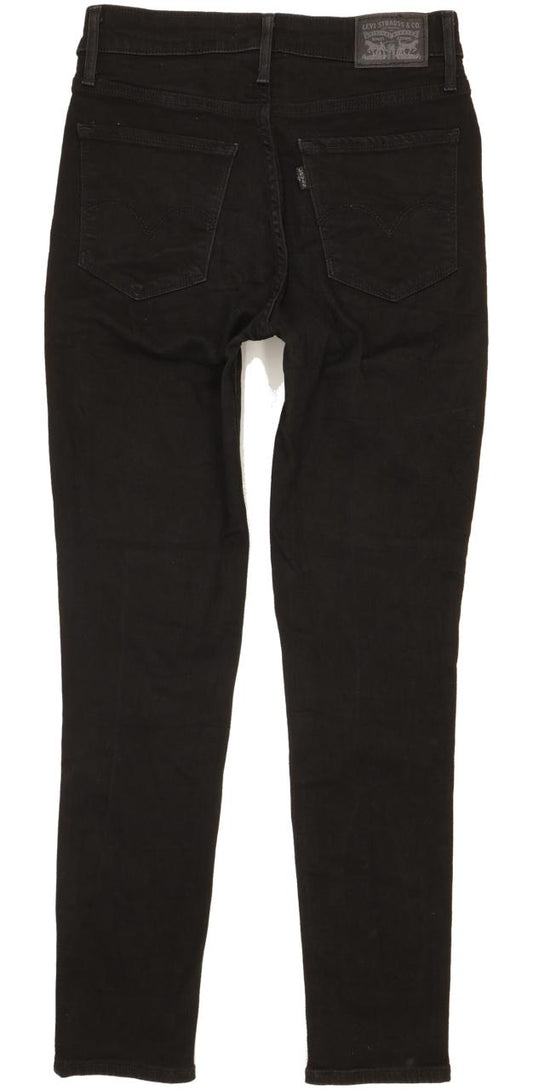 Levi's 721 Women Black Skinny Slim Stretch Jeans W28 L28