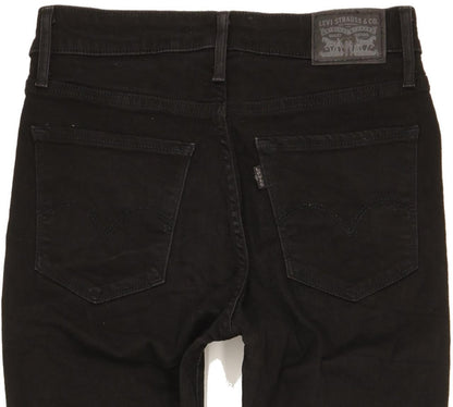 Levi's 721 Women Black Skinny Slim Stretch Jeans W28 L28