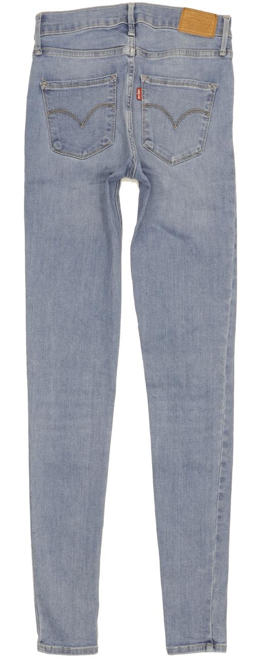 Levi's 720 Super Women Blue Skinny Slim Stretch Jeans W25 L32