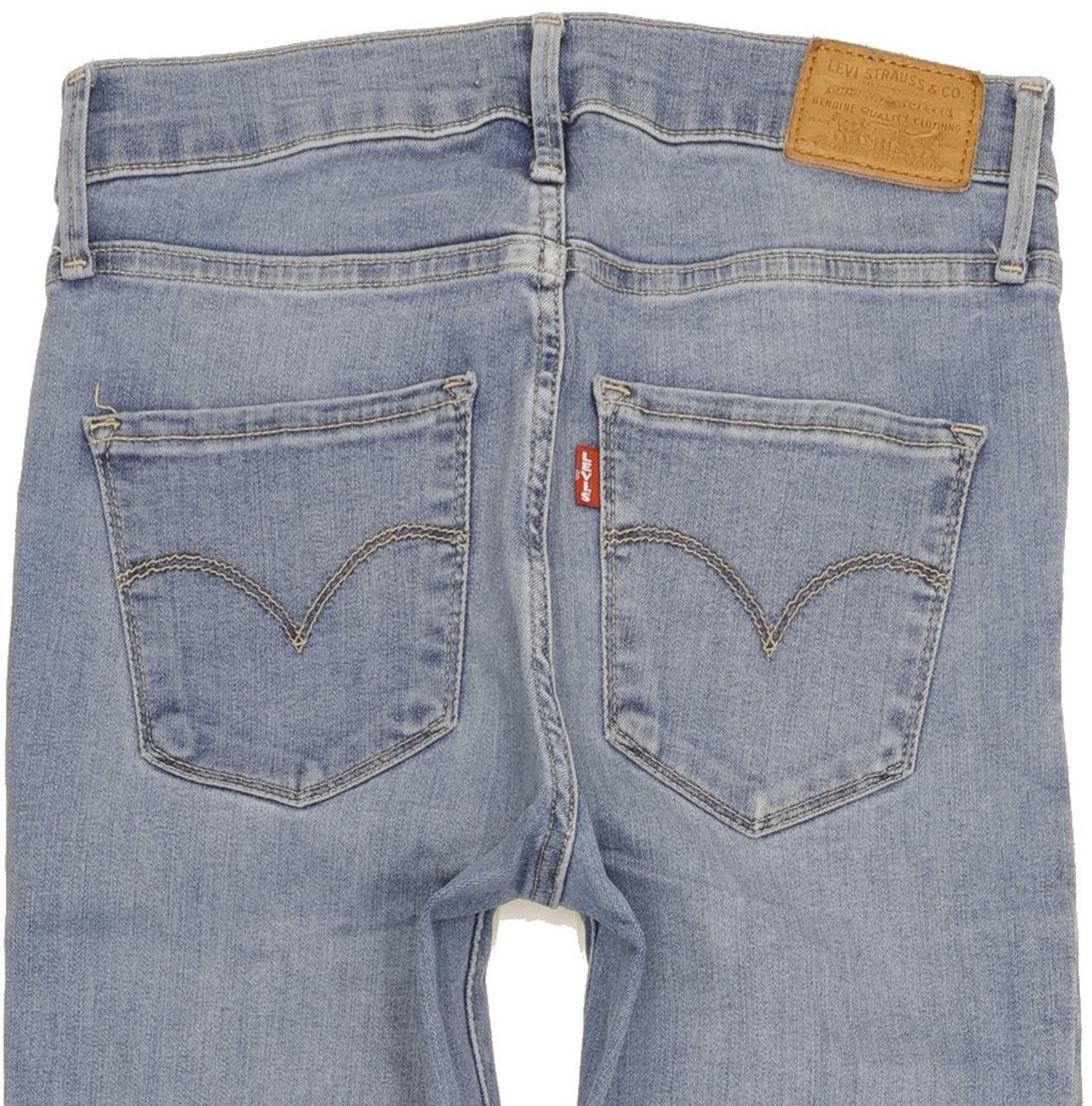 Levi's 720 Super Women Blue Skinny Slim Stretch Jeans W25 L32