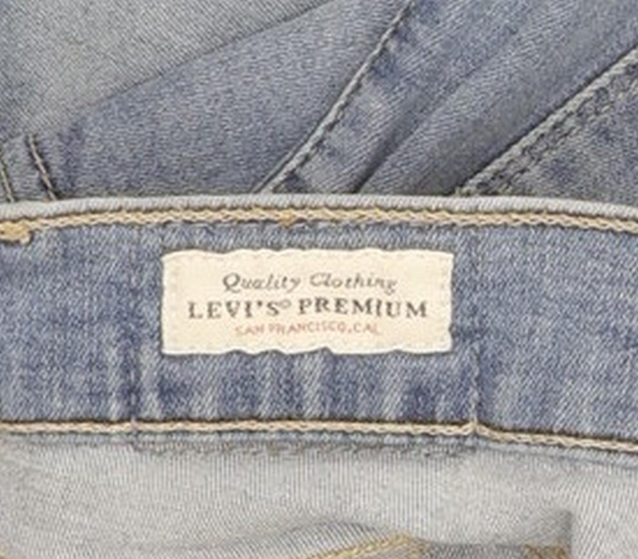 Levi's 720 Super Women Blue Skinny Slim Stretch Jeans W25 L32