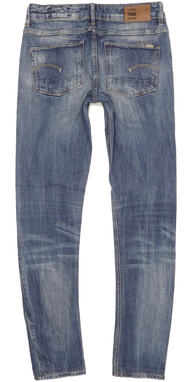 G-Star 3301 Women Blue Skinny Slim Stretch Jeans W26 L30