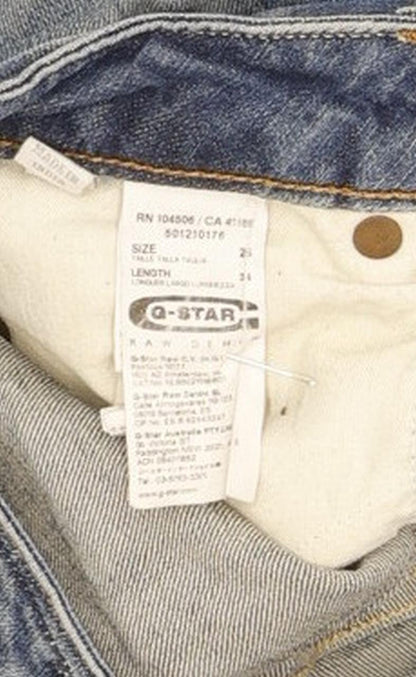 G-Star 3301 Women Blue Skinny Slim Stretch Jeans W26 L30