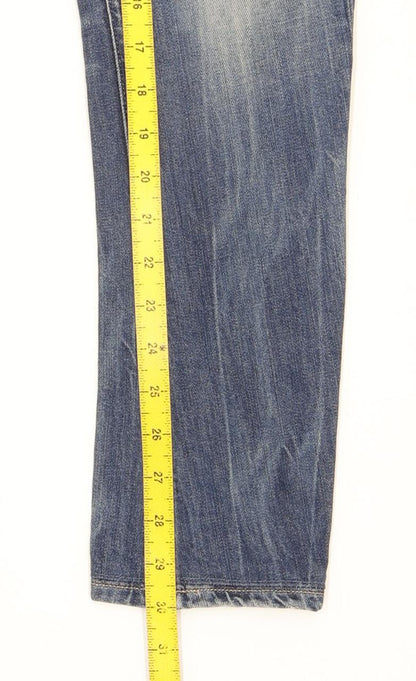 G-Star 3301 Women Blue Skinny Slim Stretch Jeans W26 L30