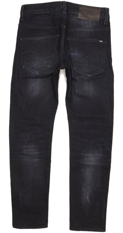 G-Star 3301 Men Navy Straight Slim Stretch Jeans W28 L29