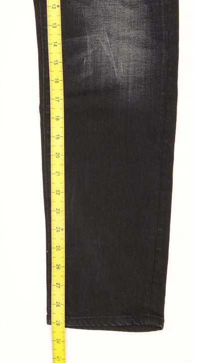 G-Star 3301 Men Navy Straight Slim Stretch Jeans W28 L29