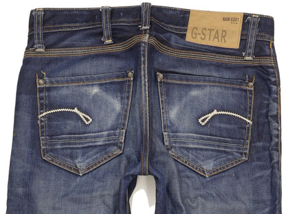 G-Star Porter Men Blue Straight Regular Jeans W31 L31