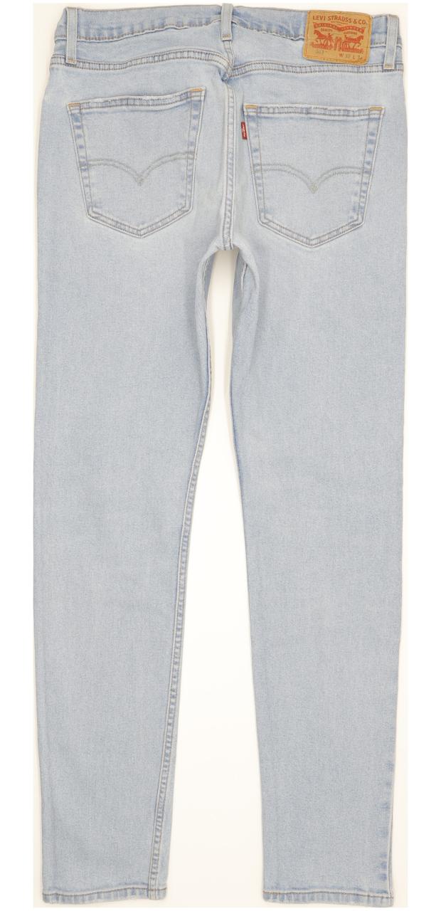 Levi's 512 Men Blue Tapered Slim Jeans W32 L32