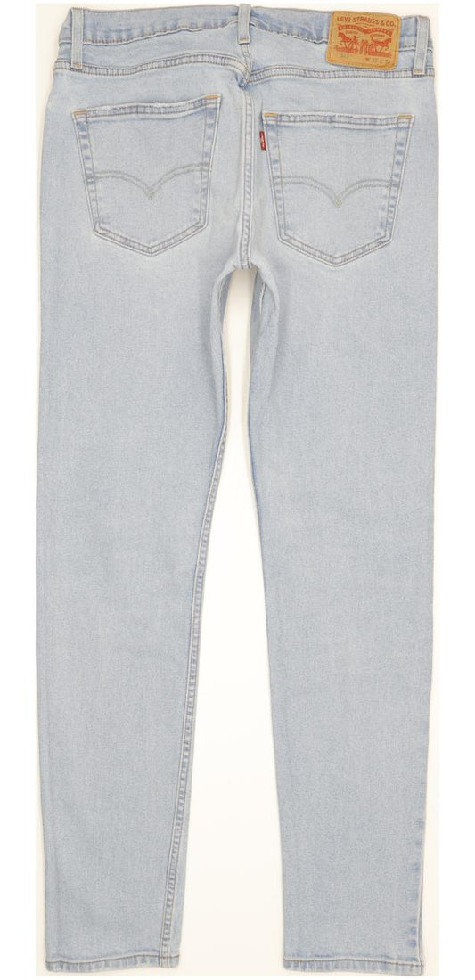Levi's 512 Men Blue Tapered Slim Jeans W32 L32