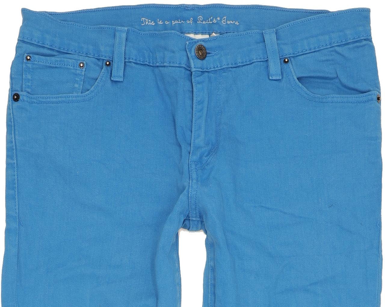 Levi's Women Blue Skinny Slim Stretch Jeans W32 L33