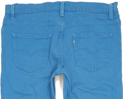 Levi's Women Blue Skinny Slim Stretch Jeans W32 L33