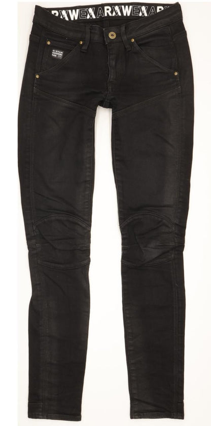 G-Star 5620 Eva Shaw Women Black Skinny Slim Stretch Jeans W24 L30